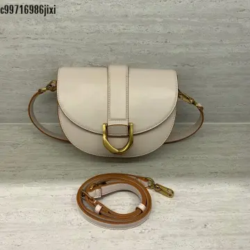 Cream Gabine Saddle Bag, CHARLES & KEITH