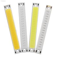 ﹉卍✟ hot sale 3V 3.7V DC 60mm 8mm LED COB Strip 1.5W 3W Warm Cold White Blue Red COB LED light source for DIY Bicycle work lamp