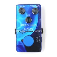 ﺴ♝ Handmade Electric Guitar Effector Deep Blue Delay Guitar Effect Pedal True Bypass Design Electric Guitar Parts Accessories