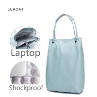 top●Leacat women tote bag Waterproof Shockproof Simple Leisure Large capacity shoulder bags 13.3 14 15.6inch laptop bag handbag