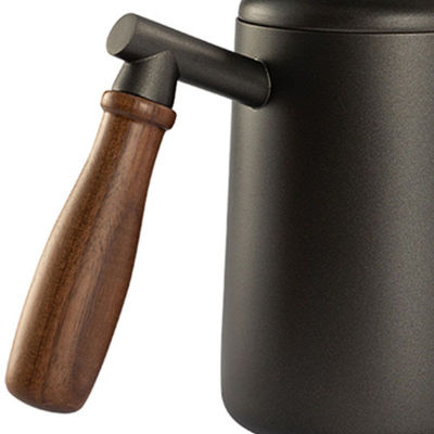 Hand Brew Espresso Coffee Maker Pot 600ml Stainless Steel Pour Over Kettle Gooseneck Spout PTFE Coating Tea Pitcher Barista Jug