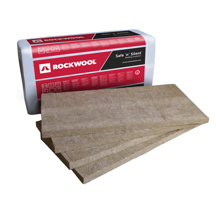 Rockwool 120x60x5cm Mineral Rock wool tebal 5 cm (Density 60kg/m3