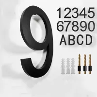 ขนาดใหญ่ 15/20 ซม.บ้านเลขที่ลอยป้ายโมเดิร์นประตูตัวเลขอาคารป้ายกลางแจ้ง Huisnummer Numeros Casa ที่อยู่-zptcm3861