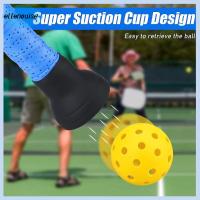 ELLENOUISE 2 PCS สากลสากลสากล Pickleball Ball Retriever ซิลิโคนทำจากซิลิโคน ถ้วยดูดด้านบน Pickleball picker แบบพกพาได้ โดยไม่ต้องดัดมากกว่า ตัวจับยึดปิ๊กบอลด้านบน พายมาตรฐานทั้งหมด