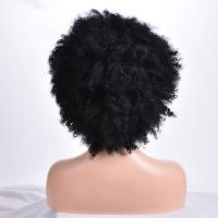 MSIWIGS Short Curly Wigs Ombre Blonde Afro Synthetic Wig for Women African American Dark Root Natural Hair Heat Resistant Gift ของขวัญ