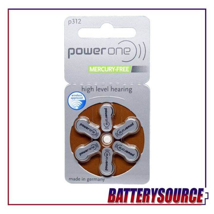 COM Hearing Aid Battery ZA312 SIZE 312 E312 (6pcs) Lazada PH
