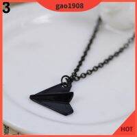 GAOMens Fashion Xmas Gift Jewelry Paper Plane Airplane Pendant Chain Charm Necklace