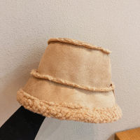 GOPLUS Winter Bucket Hats Korean Style Black White Warm Soft Hats Womans Czapka Zimowa Sombreros De Mujer Chapeau Femme