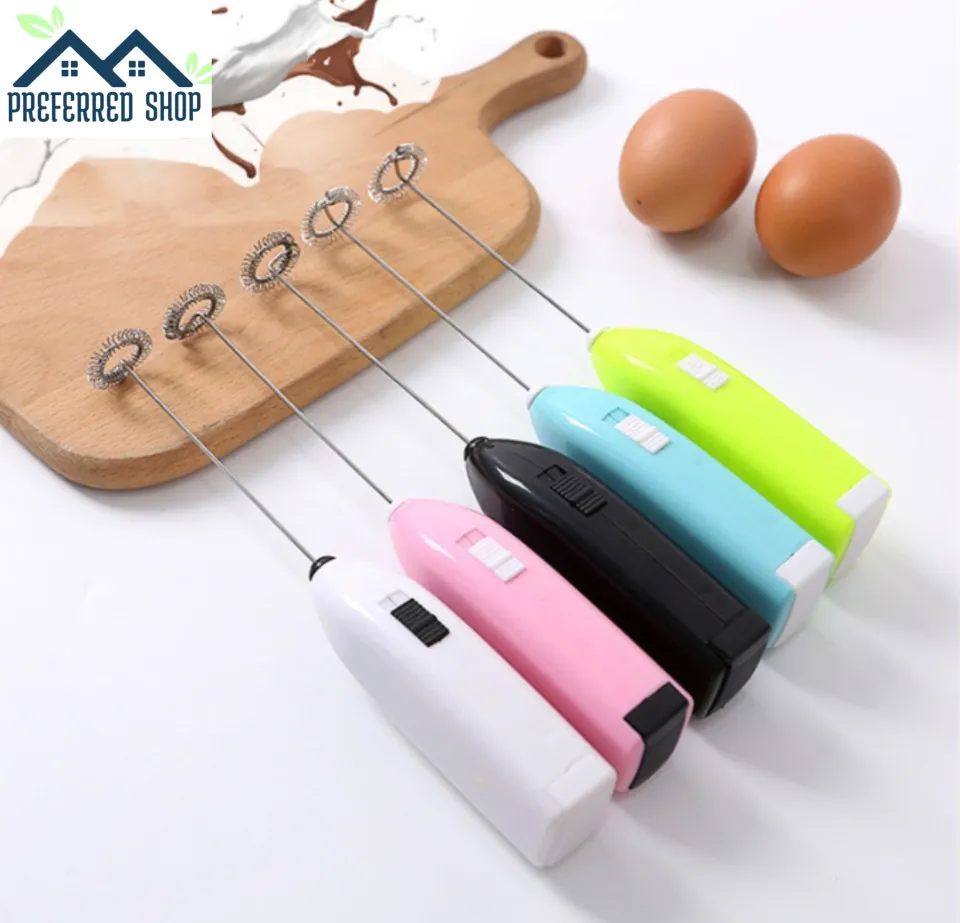 Preferred Shop Drink Hand Blender Stick for Coffee Electric Handheld Mixer  Egg Beater Stainless Steel Whisk