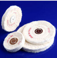 บัฟเฟอร์ขัดผ้าฝ้าย Muslin Buff ล้อขัดล้อสำหรับขัดเครื่องประดับนาฬิกา Finishing Grinding