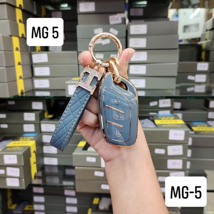 mg5-ปลอกกุญแจ-เคสกุญแจ-รถยนต์-tpu-พร้อมพวงกุญแจ-ราคาพิเศษ-ส่งจากไทย