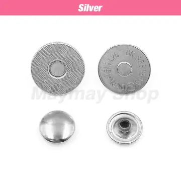 20sets/lot 18MM Magnetic Button Metal Magnet Buttons for Handbags