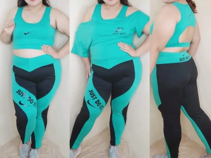 3in1 zumba outfit for plus size Lazada PH