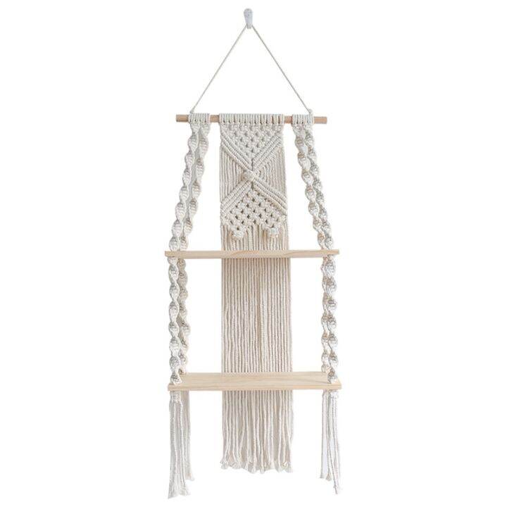 1-pcs-hanging-storage-tassel-tapestry-for-books-potted-plants-shelf-living-room-wall