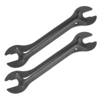 2Pcs Bike Tool Steel Bicycle Wrench Cycling Head Open End Axle Hub Spanner Cone Bicycle Repair