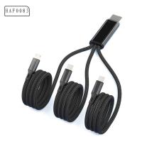 HAF0083 สายชาร์จไฟ วันที่ลวด 2A 5V สายเคเบิลวันที่ สายชาร์จเร็ว สาย USB C เป็น USB C สายชาร์จไมโคร สายพาวเวอร์ซัพพลาย