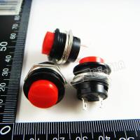 R13-507 Button color Red 3A/250VAC OFF-ON 2Pin Non Self-locking Push Button Switch (Self reset switch) 20Pcs/lot  Power Points  Switches Savers