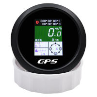 85มม. หน้าจอ TFT Digital GPS Speedometer กันน้ำ MPH Knots Kmh ปรับเสาอากาศ GPS สำหรับเรือรถยนต์รถจักรยานยนต์ Dometer