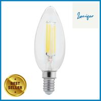 หลอด LED SYLVANIA TOLEDO FIRA CANDLE E14 4 วัตต์ WARMWHITELED BULB SYLVANIA TOLEDO FIRA CANDLE 4W E14 WARMWHITE **ของแท้100%**