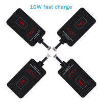 5V2A 10W Qi Fast Wireless Charger Receiver สำหรับ Charger Pad Coil สำหรับศัพท์6 7 Plus Type-C Universal