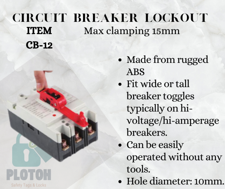 Safety Breaker Log out Tag Out | Lazada PH