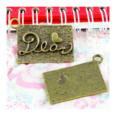 10pcs Charms plates dear 36*24MM Antique Pendants, Antique Bronze Color Jewelry,DIY for bracelet necklace