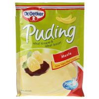 ผงพุดดิ้ง pudding powder รส กล้วย Banana ขนาด 120 กรัม สินค้าคุณภาพจากประเทศตุรกี (พร้อมจัดส่ง)