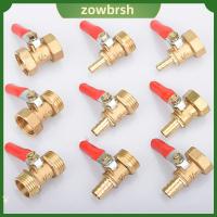 ZOWBRSH ที่จับสีแดง วาล์วบอลวาล์ว อุปกรณ์ท่อฟิตติ้ง จอยสติ๊ก ข้อต่อเข็มสายยาง ทนทานต่อการใช้งาน ด้ายชายหญิง1/8 1/2 1/4 ตัวเชื่อมต่อนิวเมติก น้ำน้ำมันอากาศเชื้อเพลิงก๊าซ