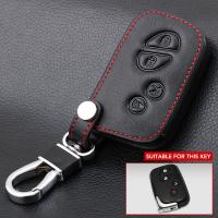 4 ปุ่มรีโมทหนังแท้ Key FOB ปกรถสำหรับเล็กซัส IS250 ES240 ES350 RX270 RX350 RX300 keyless H older