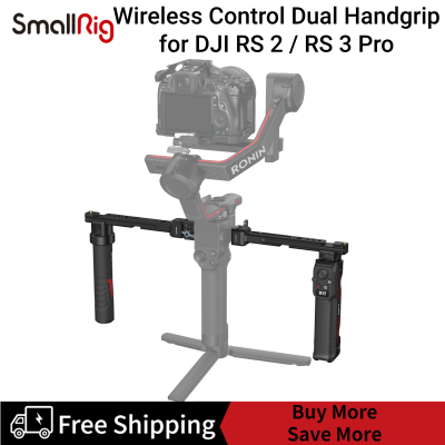 SmallRig Wireless Control Dual Handle Handgrip สำหรับ DJI RS 3 Pro/rs 2 Gimbal - 3954
