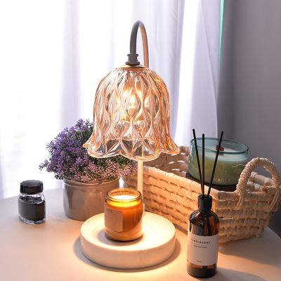 [COD] of the Marble Timing Melting Lamp Aromatherapy Fragrance Table