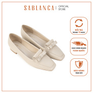 Giày búp bê nữ đính nơ đơn giản SABLANCA BB0073