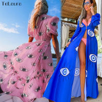 2022 Swimwear Loose Beach Dress Cover Up Swimsuit Cover-Ups Women New Bikini Summer Bathing Suit Shawl Wear Kimono