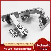 90 degree hydraulic hinge Cold rolled steel Buffer Soft Close Cabinet Cupboard Door Hinges For Furniture Hinge Accessories