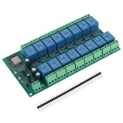 ESP8266 WIFI 16 Channel Relay Module ESP-12F Development Board Power, 16 Way Relay Module, Supply Mode 12V