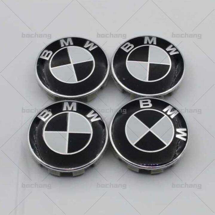 4Pcs BMW Car Emblem Logo Badge Hub Wheel Rim Center Cap 68mm Cover BMW ...