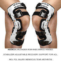 NEENCA Unloader ROM Kneepad บานพับยึดสำหรับ ACL, MCL, PCL บาดเจ็บ - โคลงกระดูกชายและหญิง การฟื้นตัวที่สามารถปรับได้สำหรับการฟื้นฟูสมรรถภาพทางศัลยกรรมกระดูกหลังการผ่าตัดการฉีกขาดของวงเดือนโรคข้ออักเสบ