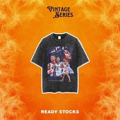 Vintage Series Ja Morant Oversized Authentic Streetwear Unisex Washed Tee (Hot Selling)