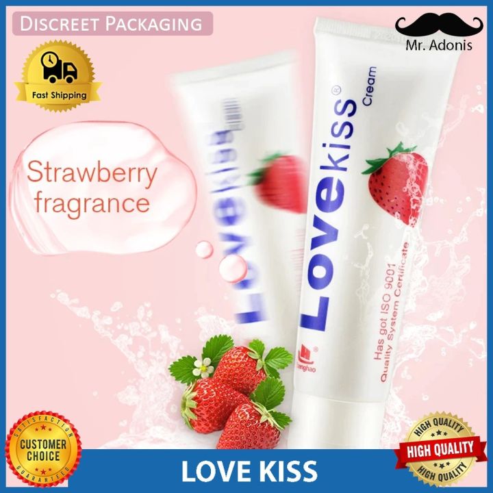 Love Kiss Strawberry Flavor Edible Lubricant 100ml Silk Massage Oil [discreet Packaging] Lazada Ph