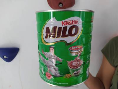 Milo ไมโลกระป๋องใหญ่ ไมโลกระป๋อง ไมโลถัง 1 กระป๋อง 1.5 กก. สินค้านำเข้าจากมาเลเซีย ถังใหญ่คุ้มค่า