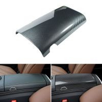 Car Styling ABS Carbon Texture Center Console Armrest Box Protection Cover For Mercedes Benz S Class W222 2014 - 2017 2018 2019