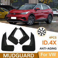 4PCS Car Fender Mudguard For Volkswagen ID.4 Mudflaps Splash Guards Wheel Fender Protector For VW ID4 2020 2021 Car Accessoires