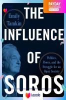 หนังสืออังกฤษใหม่ล่าสุด The Influence of Soros : Politics, Power, and the Struggle for an Open Society [Hardcover]