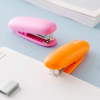 Mini Folding Stapler Portable Size Color Shell Staplers Binder Office Binding Tools School Supplies A7019