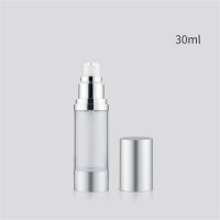 15ml/30ml/50ml Spray Pump Essence Transparent Body Perfume Bottle Sub-bottle Silver Hot Vacuum