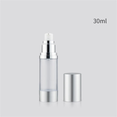 15ml/30ml/50ml Essence Bottle Lotion Perfume Pump Sub-bottle Transparent Body Silver Hot UV