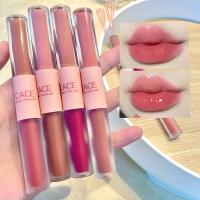 liptint anti air tahan lama Double-headed Lip Glaze Long Lasting Hyper Moisturizing Lip Stain