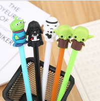 20 PCs Cartoon Gel Pens Set Creative Cool Neutral Pen Learning Stationery Cute Student Black Test Pen Writing Tools Wholesale