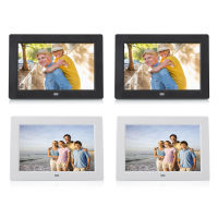 8 inch HD Digital Photo Frame LED Electronic Photo Album 1280x800 Picture Frame with Remote Control Music Video Playing Alarm