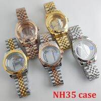 NH35 Case 36/39Mm Case Mens Silver Gold Watch Case Sapphire Stainless Steel Case Transparent Case Back For NH35/ NH36 Movement